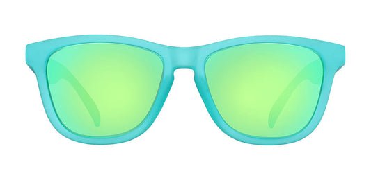 Traveler Neon Teal Unisex Polarized Sunglasses