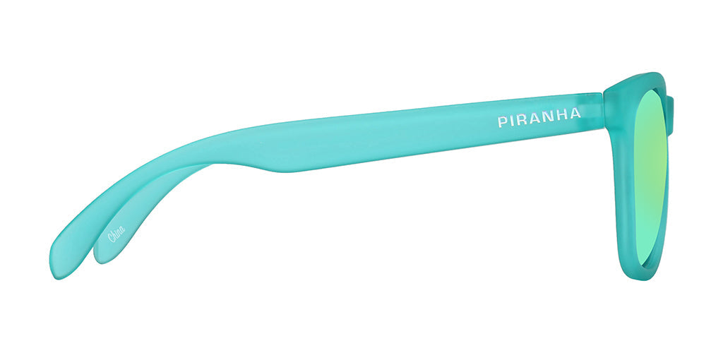 Traveler Neon Teal Unisex Polarized Sunglasses