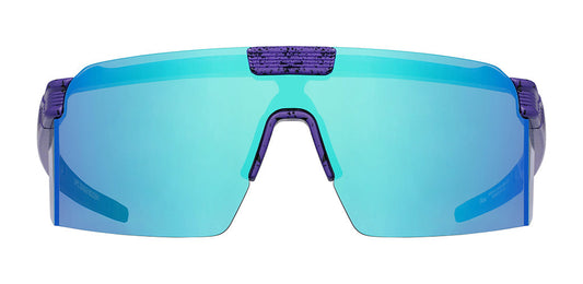 Upland Flip Up Shield Sunglasses for Men with Blue Mirror Lenses