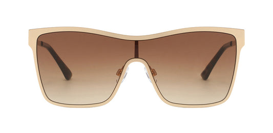 Lodo Oversize Cat Eye Shield Sunglasses
