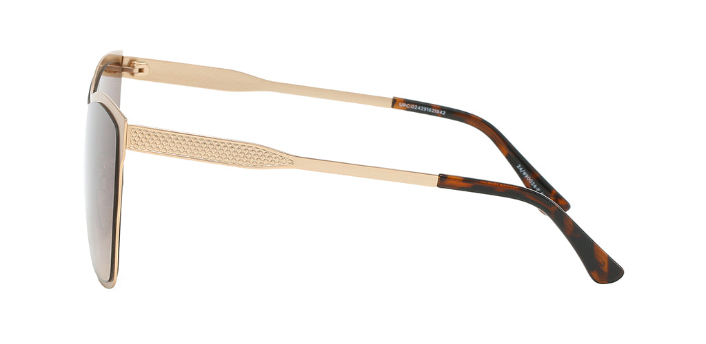 Lodo Oversize Cat Eye Shield Sunglasses