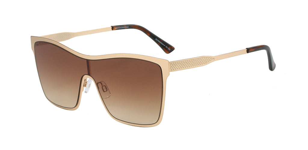 Lodo Oversize Cat Eye Shield Sunglasses