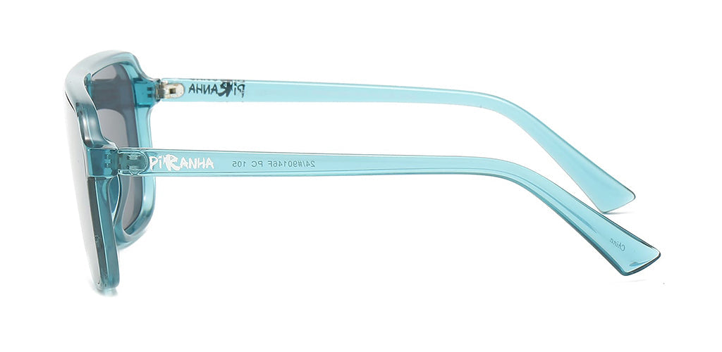 Liam Blue Square Shield Sunglasses