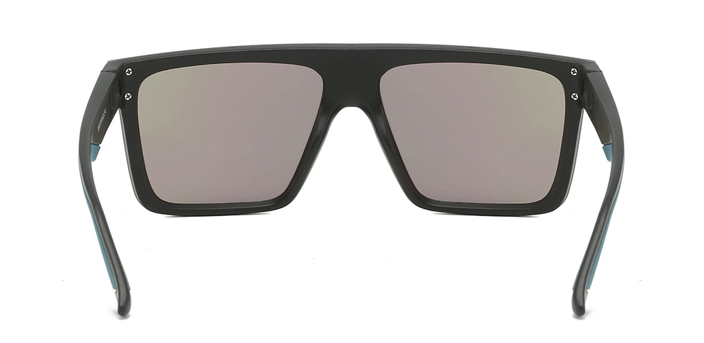 Duke Blue Flat Shield Sunglasses