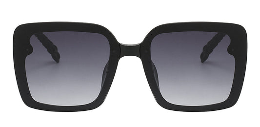 Jackie Square Black Sunglasses