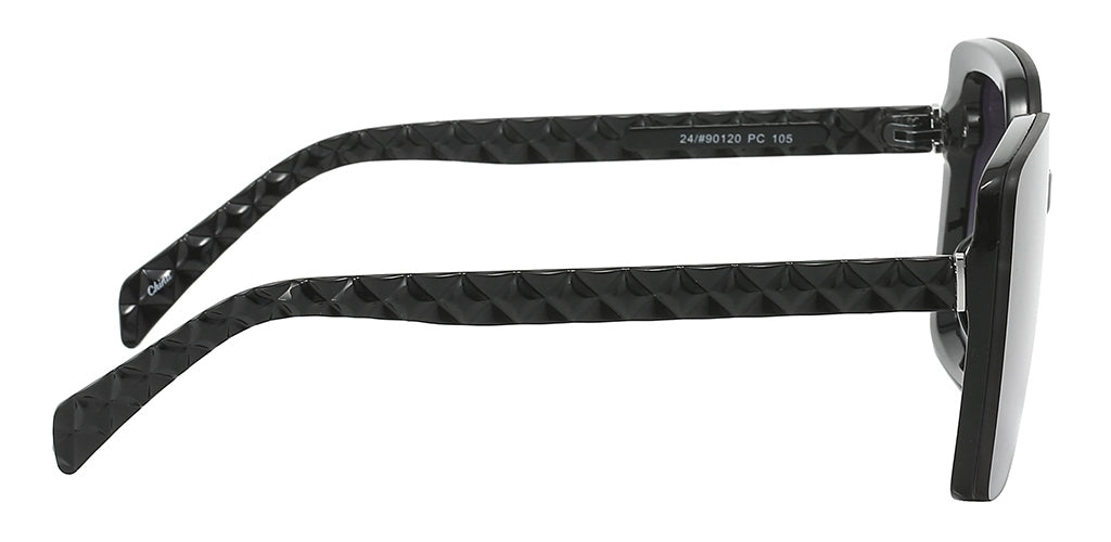 Jackie Square Black Sunglasses